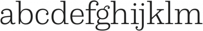 Capital Serif Light otf (300) Font LOWERCASE