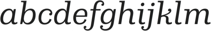 Capital Serif Regular Italic otf (400) Font LOWERCASE