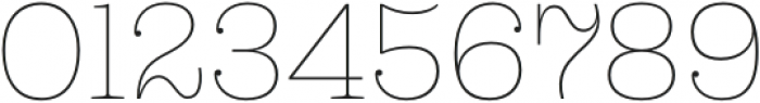 Capital Serif Thin otf (100) Font OTHER CHARS