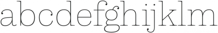 Capital Serif Thin otf (100) Font LOWERCASE