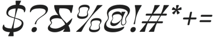 Caplosy Italic otf (400) Font OTHER CHARS