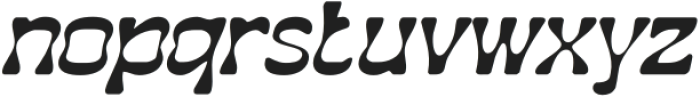 CaplosyBlur-Italic otf (400) Font LOWERCASE