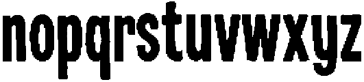 CapriContinentalSans Rough otf (400) Font LOWERCASE