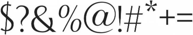 Caprio Regular otf (400) Font OTHER CHARS