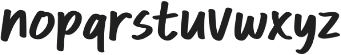 Caption Handwriting Regular otf (400) Font LOWERCASE