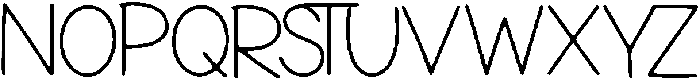 Capu ttf (400) Font UPPERCASE