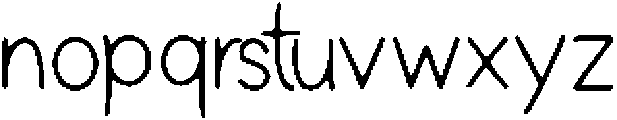 Capu ttf (400) Font LOWERCASE