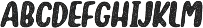 Capuchin Nanodot Italic Rough otf (400) Font UPPERCASE