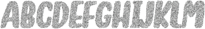 Capuchin Stipple Italic Rough otf (400) Font UPPERCASE
