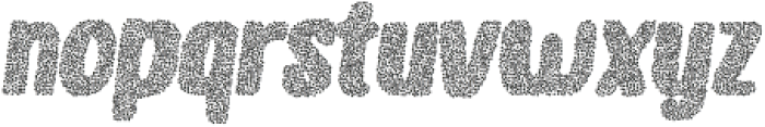 Capuchin Stipple Italic otf (400) Font LOWERCASE