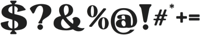 Carade otf (400) Font OTHER CHARS