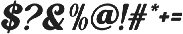 Caramel Delight Italic otf (300) Font OTHER CHARS