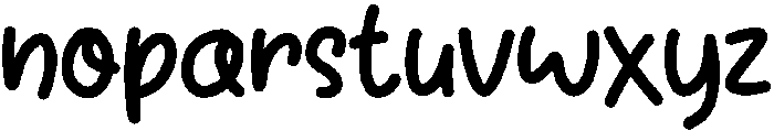 Caramel Regular otf (400) Font LOWERCASE