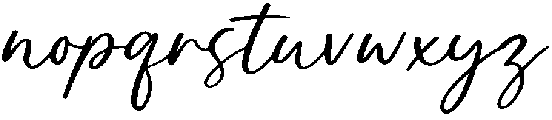 Caramel Regular otf (400) Font LOWERCASE