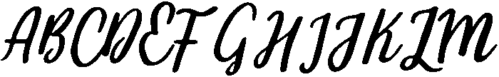 Caramel otf (400) Font UPPERCASE