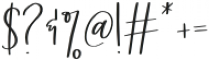 Caravanner Script Regular otf (400) Font OTHER CHARS