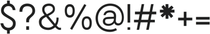 Carbido Typeface Regular otf (400) Font OTHER CHARS