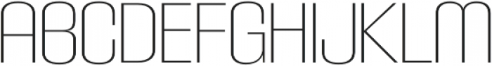 Carbon ExtraLight otf (200) Font LOWERCASE