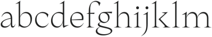 Cardamom Extra Light otf (200) Font LOWERCASE