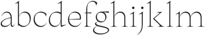 Cardamom Thin otf (100) Font LOWERCASE