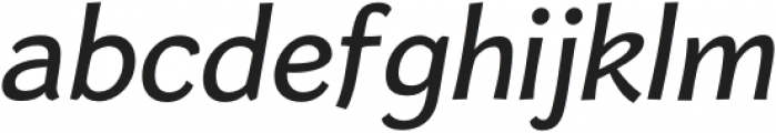 Cardigan Italic otf (400) Font LOWERCASE
