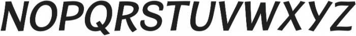 Cardigan SemiBold Italic otf (600) Font UPPERCASE