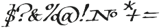 Cardinal-Italic otf (400) Font OTHER CHARS
