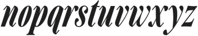 Carefree Serif Bold Italic otf (700) Font LOWERCASE