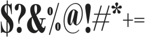 Carefree Serif Bold otf (700) Font OTHER CHARS