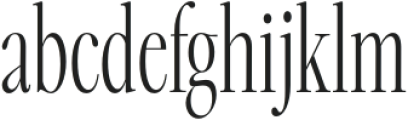 Carefree Serif Light otf (300) Font LOWERCASE