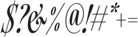 Carefree Serif Medium Italic otf (500) Font OTHER CHARS
