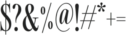 Carefree Serif Medium otf (500) Font OTHER CHARS