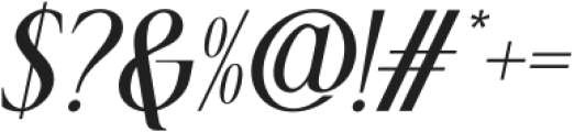 Carely Orches Italic otf (400) Font OTHER CHARS