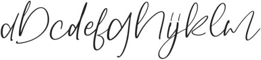 Carelyus Italic otf (400) Font LOWERCASE