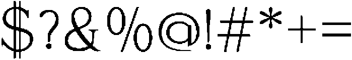 Carhane Regular otf (400) Font OTHER CHARS