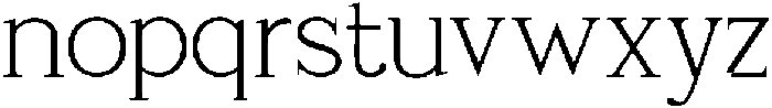 Carhane Regular otf (400) Font LOWERCASE