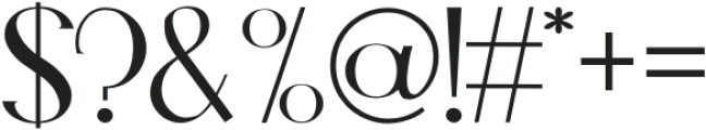 Carilos-Regular otf (400) Font OTHER CHARS