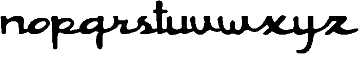 Carisk Script otf (400) Font LOWERCASE
