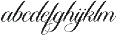 Carista Calligraphy Regular otf (400) Font LOWERCASE
