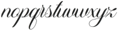Carista Calligraphy Regular otf (400) Font LOWERCASE