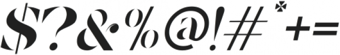 Carista Italic ttf (400) Font OTHER CHARS