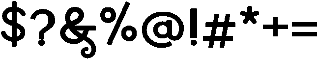 Carla Sans Bold otf (700) Font OTHER CHARS
