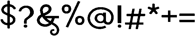 Carla Sans Semibold ttf (600) Font OTHER CHARS