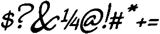Carlessé Script otf (400) Font OTHER CHARS