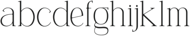 Carlgine Extra Light otf (200) Font LOWERCASE