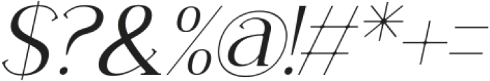 Carlgine-Italic otf (400) Font OTHER CHARS