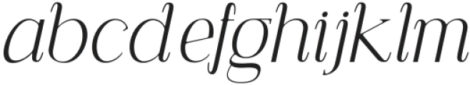 Carlgine Light Italic otf (300) Font LOWERCASE