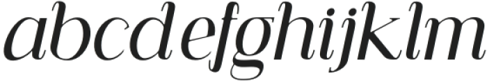 Carlgine Medium Italic otf (500) Font LOWERCASE