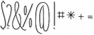 Carlino Bold Dots Regular otf (700) Font OTHER CHARS