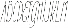 Carlino Italic Regular otf (400) Font UPPERCASE